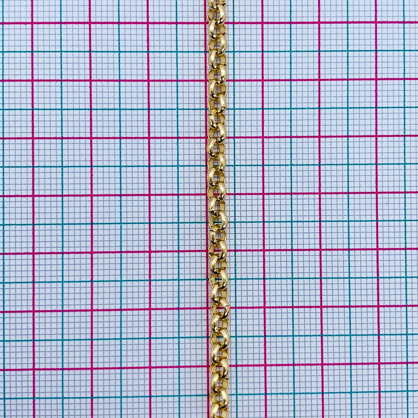 Cadena Forzada Eslabones Redondos • Aluminio • 4x4 mm 2