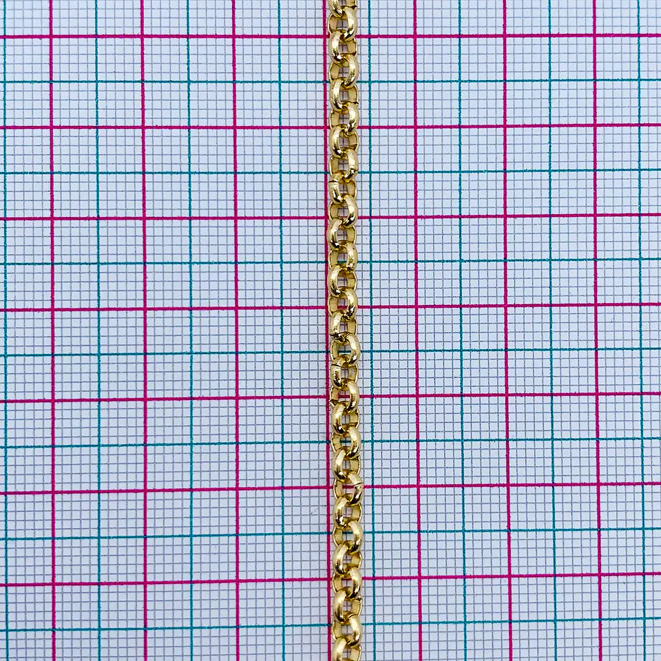 Cadena Forzada Eslabones Redondos • Aluminio • 4x4 mm 2