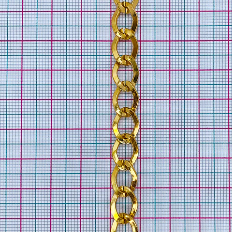 Cadena Rombo • Aluminio • 10x12 mm