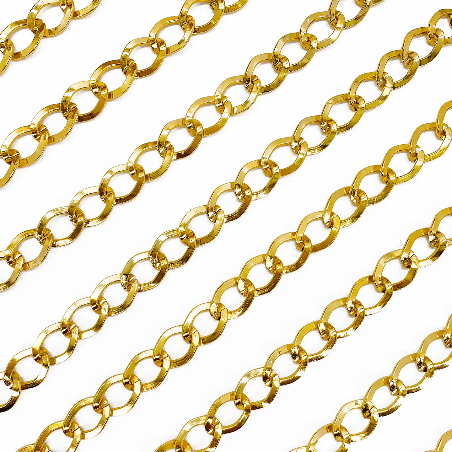Cadena Rombo • Aluminio • 10x12 mm 1