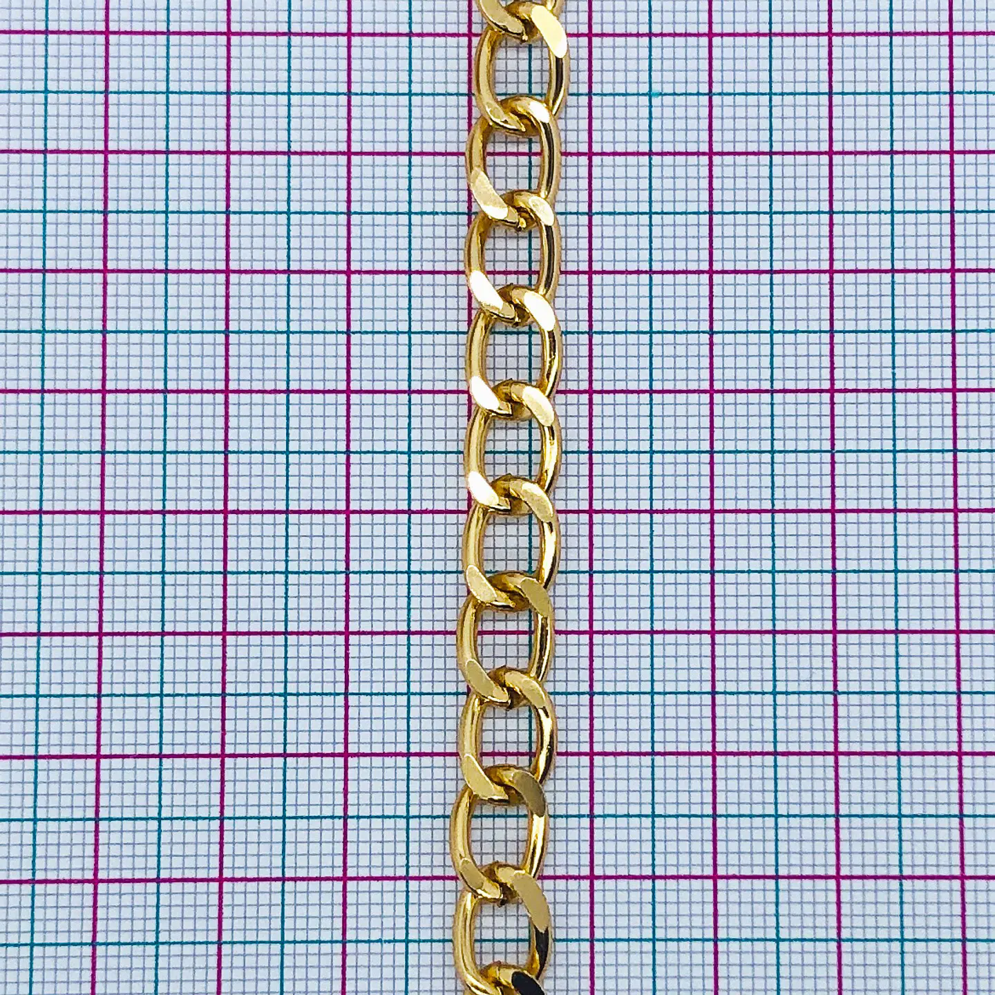 Cadena Bilbao Ancha • Aluminio • 8x10 mm 2