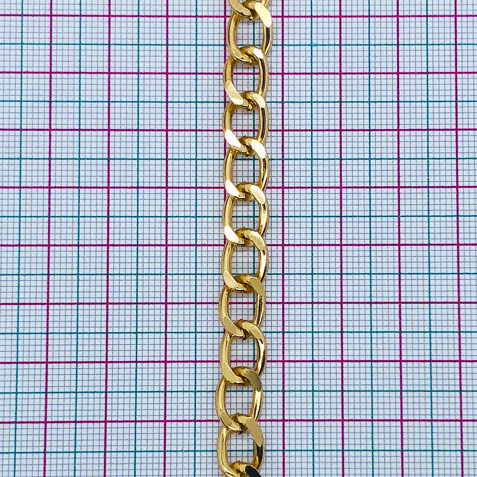 Cadena Bilbao Ancha • Aluminio • 8x10 mm 2