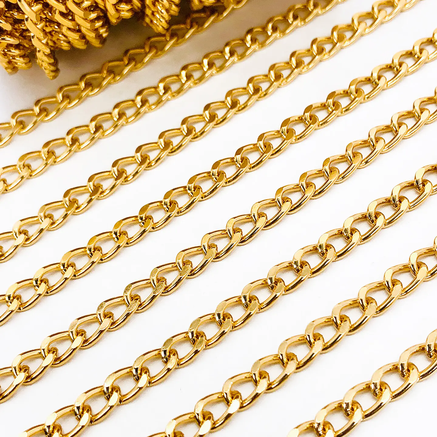 Cadena Barbada Plana • Aluminio • 6 mm 1