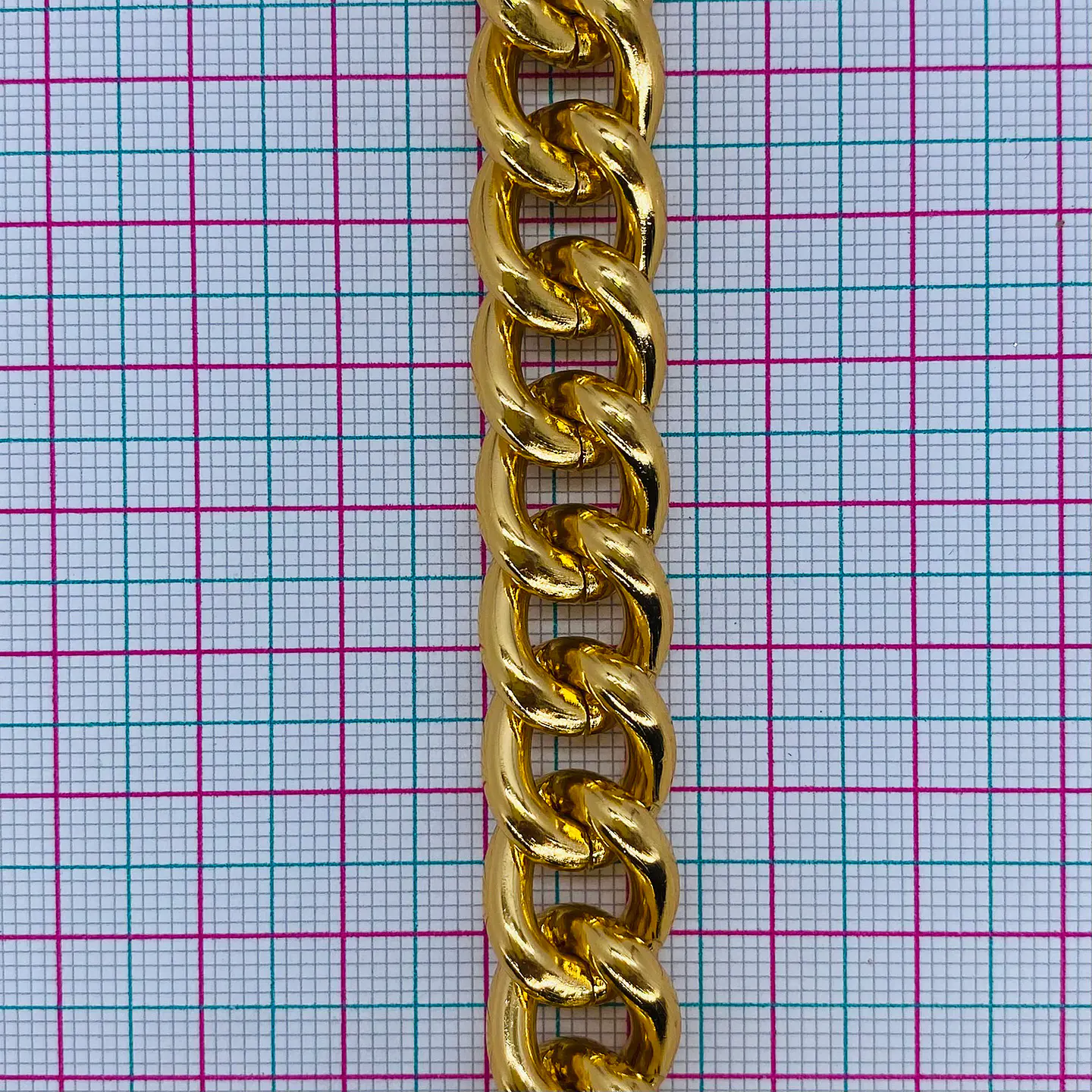 Cadena Eslabón Grueso • Aluminio • 12x15 mm 2