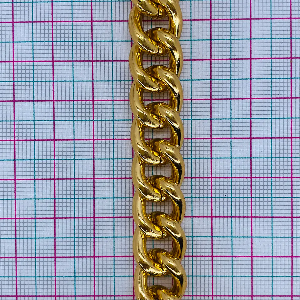 Cadena Eslabón Grueso • Aluminio • 12x15 mm 2