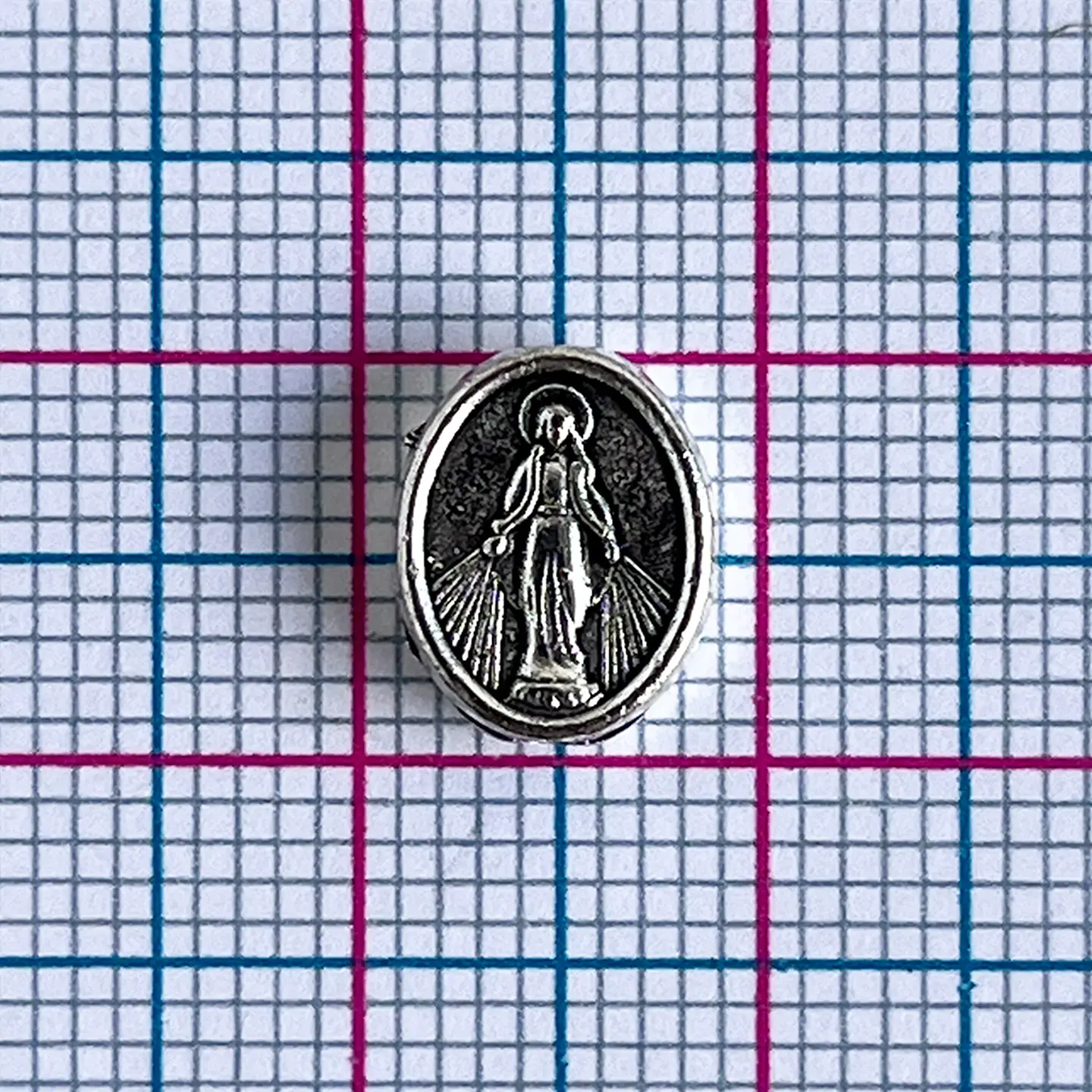 Separador Medalla Milagrosa • Zamak • 8x10 mm 2