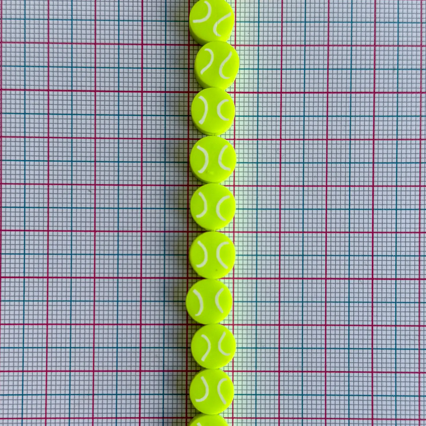 Separdor Pelota de Tenis • Fimo • 10x10 mm 2