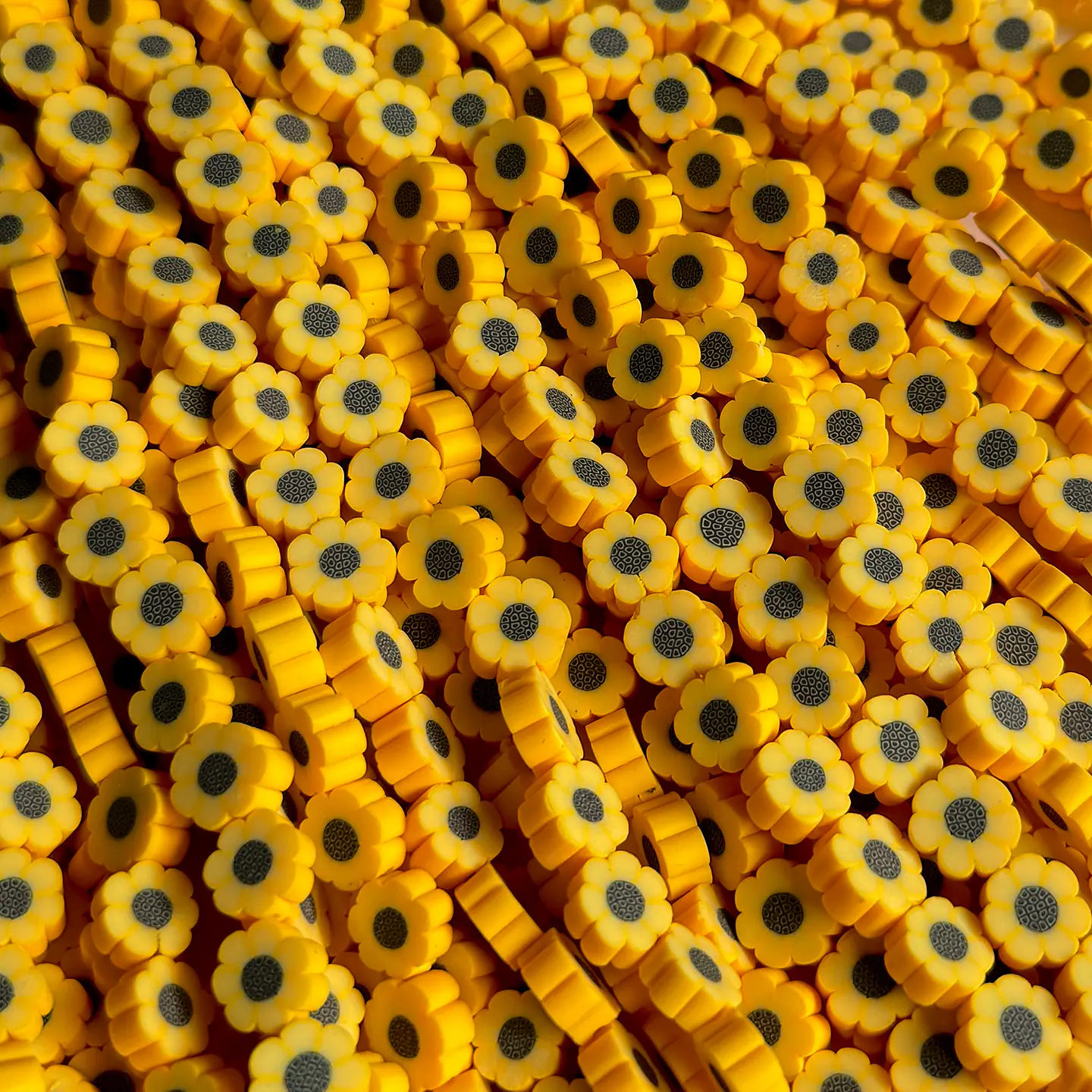 Separador Flor Girasol • Fimo • 10x10 mm 1
