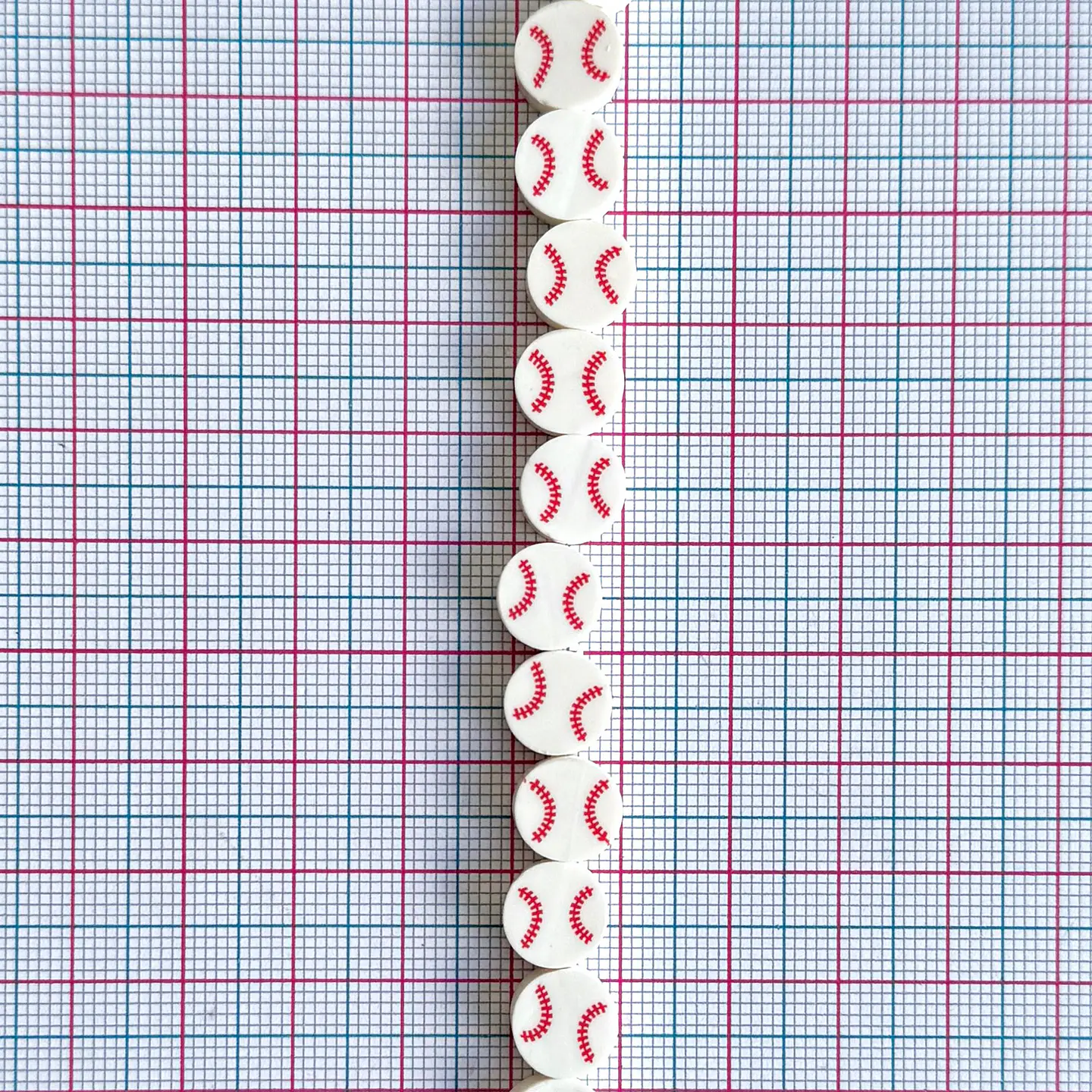 Separador Pelota de Béisbol • Fimo • 10x10 mm 2