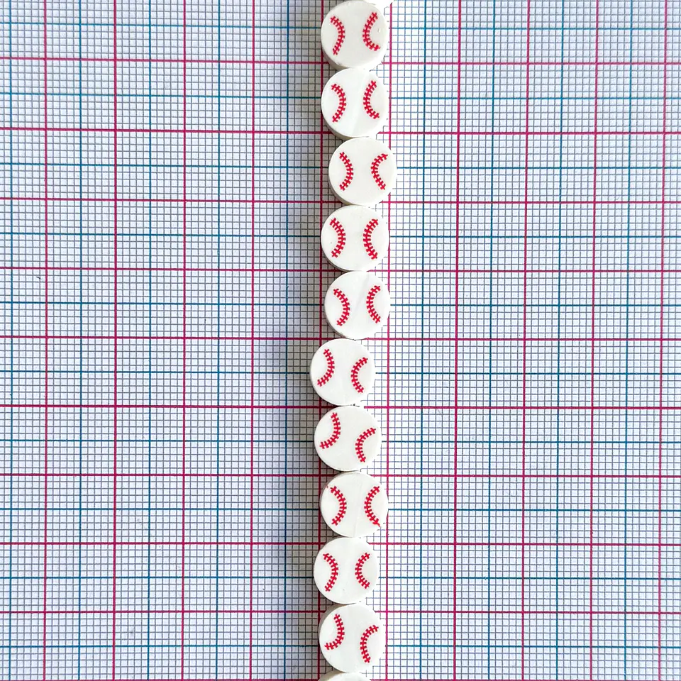 Separador Pelota de Béisbol • Fimo • 10x10 mm 2