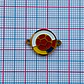 Dije de Dos Argollas Escudo Federación Colombiana de Fútbol • Acero • 17x13 mm - Miniatura 2