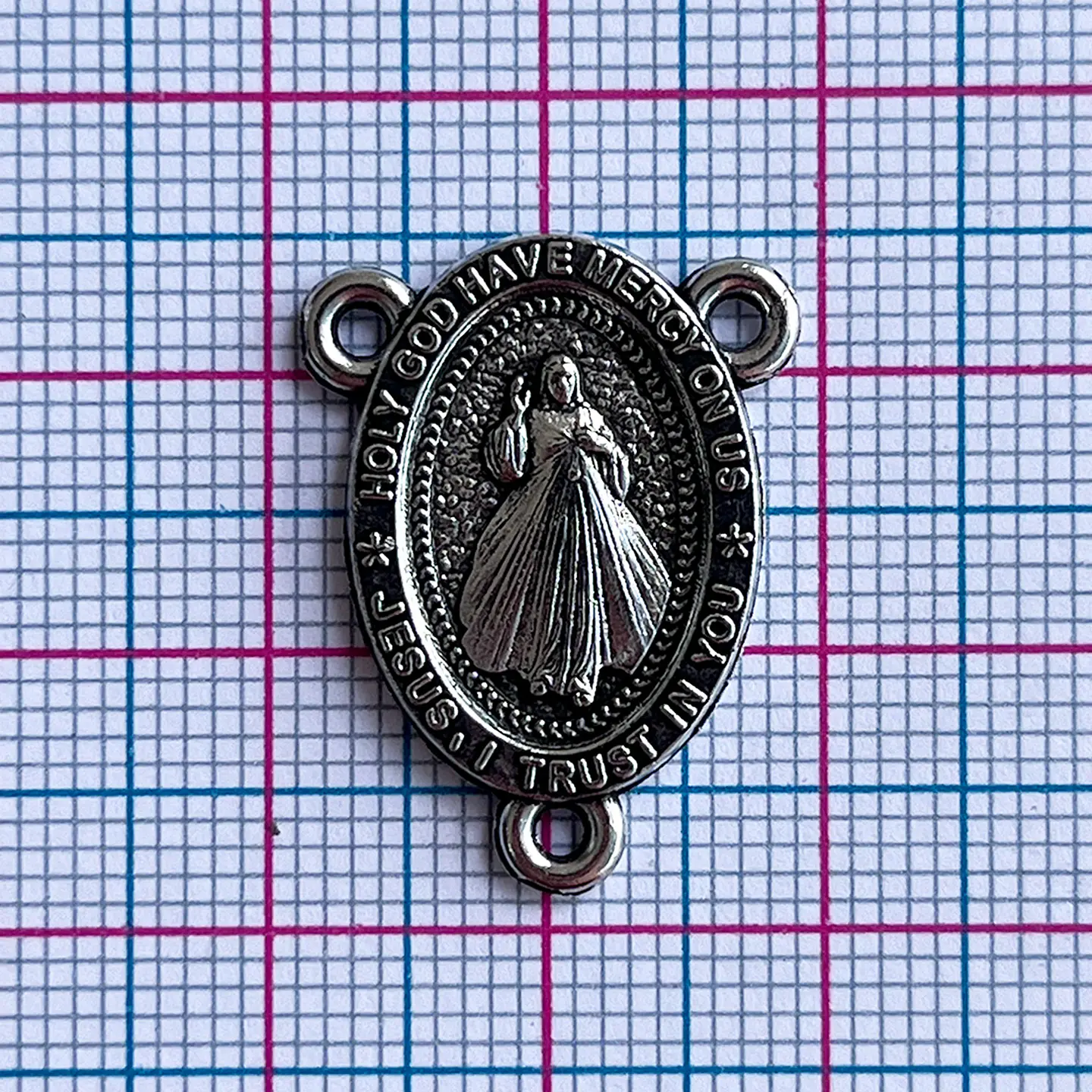 Centro de Rosario Señor de la Misericordia • Zamak • 18x24 mm 2