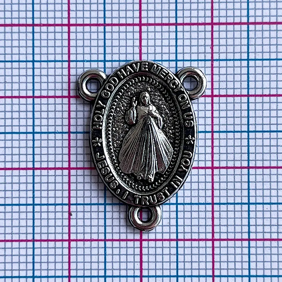 Centro de Rosario Señor de la Misericordia • Zamak • 18x24 mm 2
