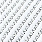 Cadena Eslabón Barbado Curb • Aluminio • 6x9 mm - thumbnail 3
