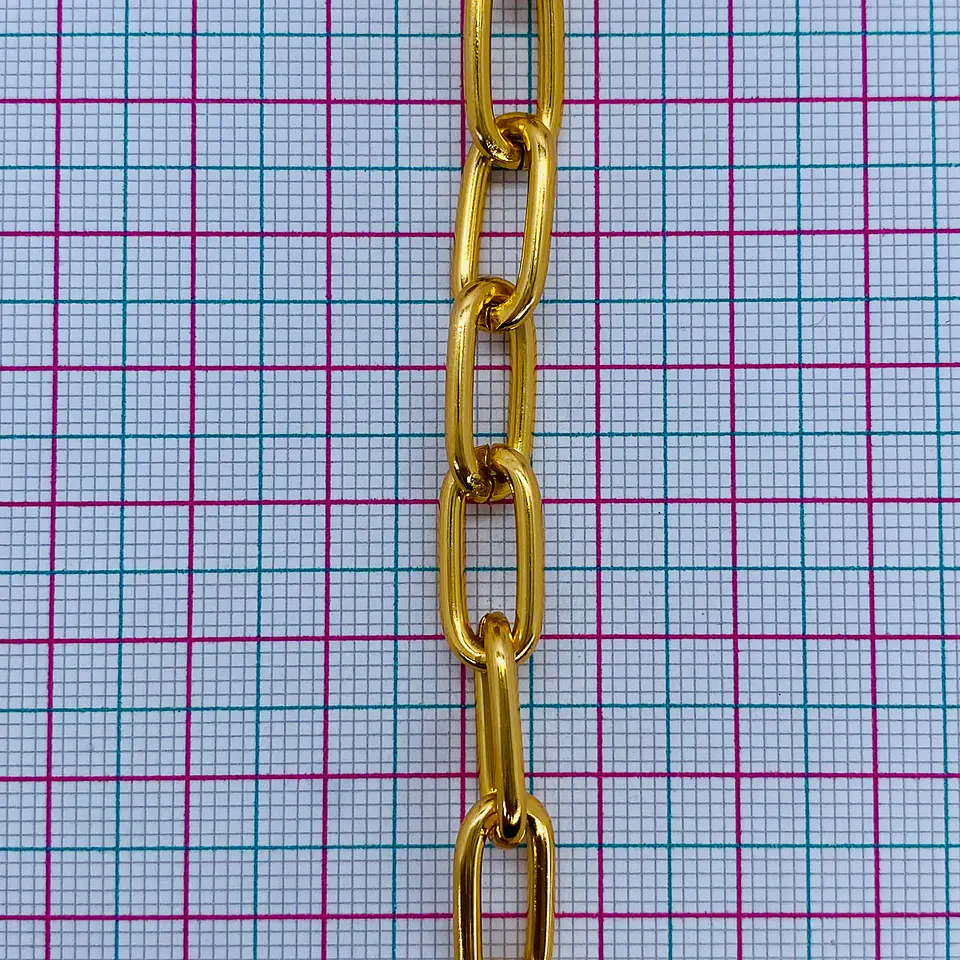 Cadena Eslabón Clip Rectangular • Aluminio • 8x15 mm 2