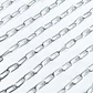 Cadena Eslabón Clip Rectangular • Aluminio • 8x15 mm - Miniatura 3