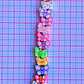 Pasante Mariposa Alas Estampadas • Fimo • 10x12 mm - Miniatura 2