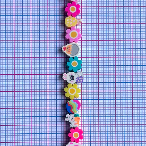 Pasante Temática Pascua • Fimo • 10x10 mm