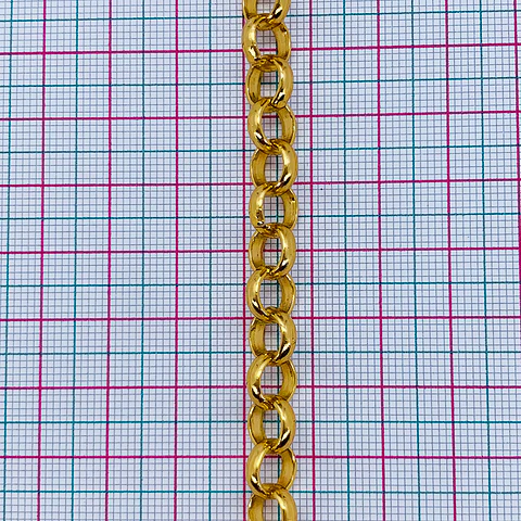 Cadena Eslabón Rolo Redondo • Aluminio • 8 mm