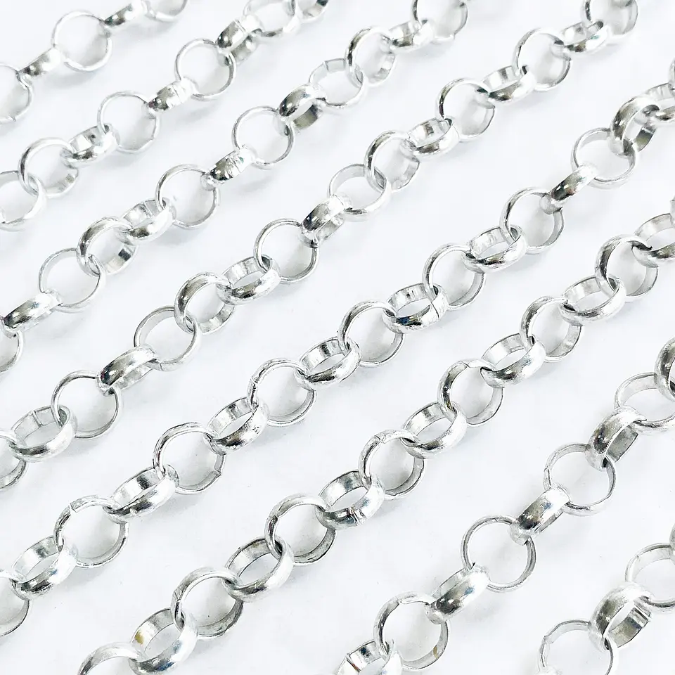 Cadena Eslabón Rolo Redondo • Aluminio • 10 mm 3