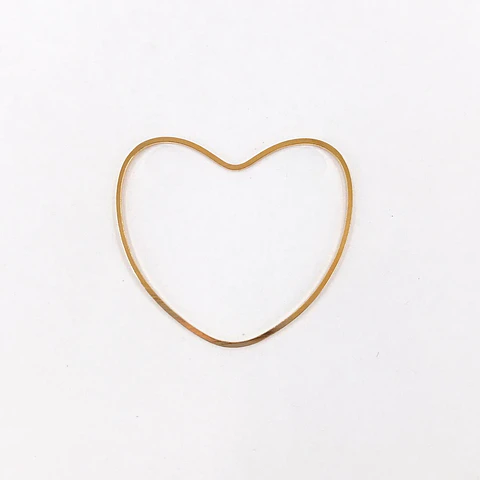 CORAZÓN BAÑO DE ORO T6201