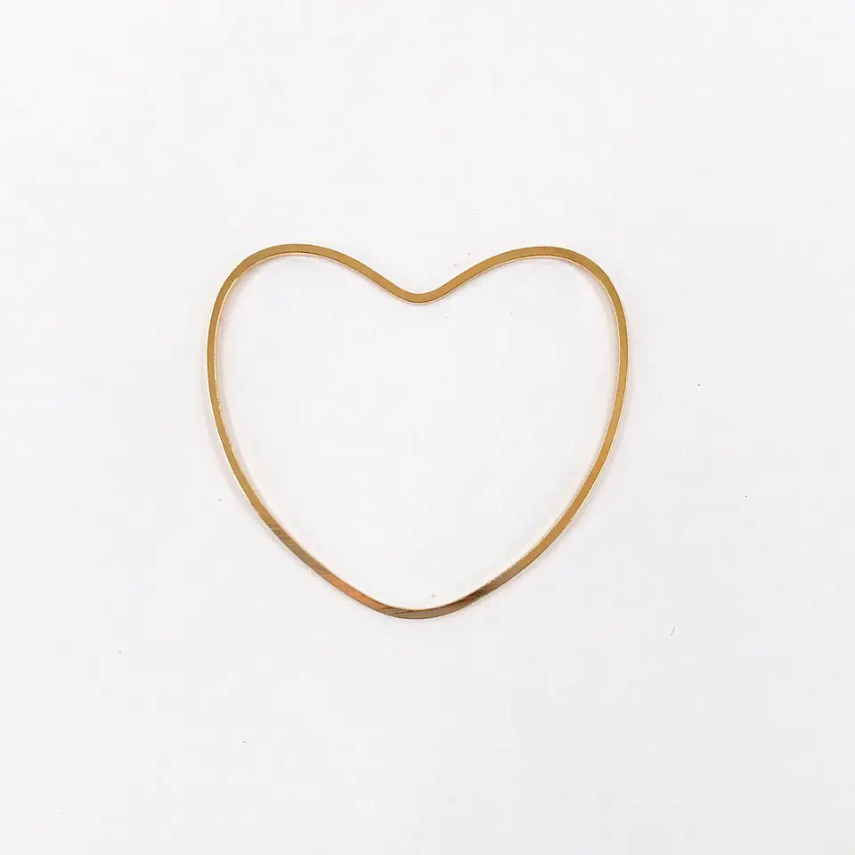 CORAZÓN BAÑO DE ORO T6201 1