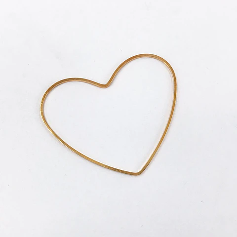 CORAZÓN BAÑO DE ORO T6202