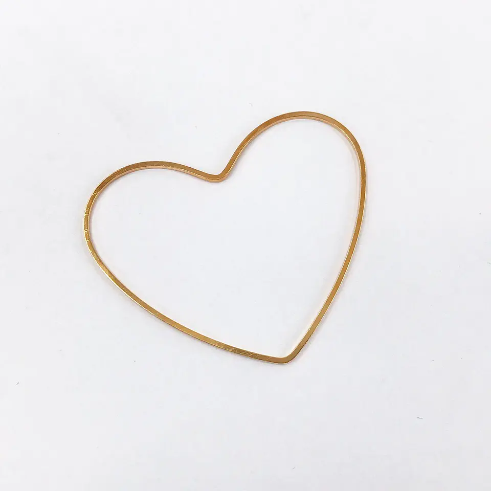 CORAZÓN BAÑO DE ORO T6202 1