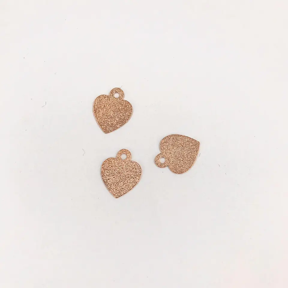 CORAZÓN BAÑO ORO ROSA XH01914OR            1