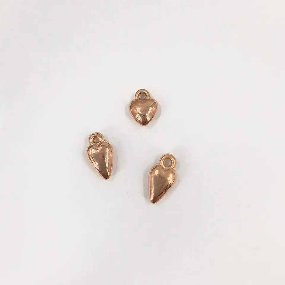 CORAZÓN BAÑO ORO ROSA A433MOR 1