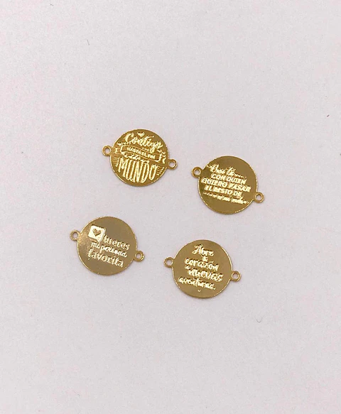 PLACA BAÑO DE ORO T6119       