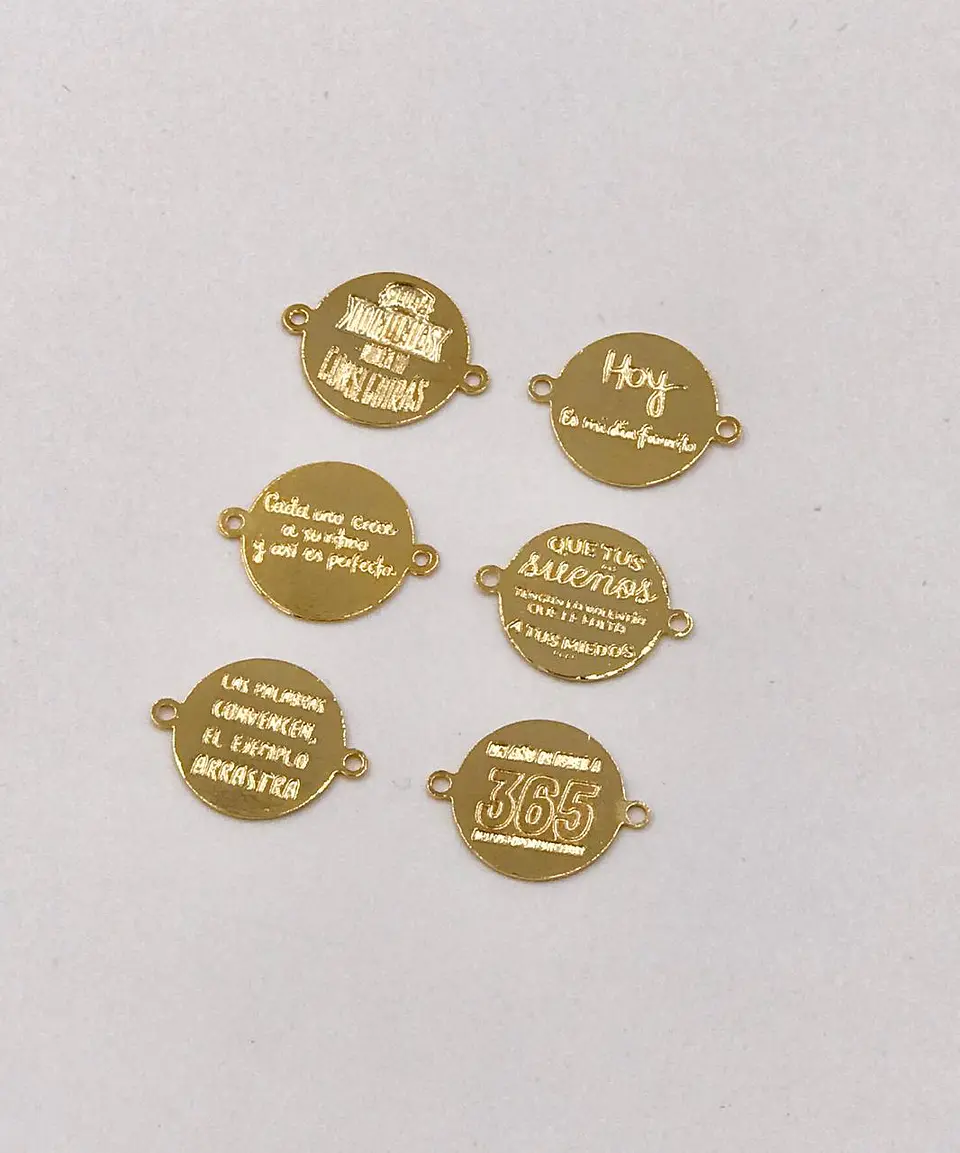 PLACA BAÑO DE ORO T6119        3