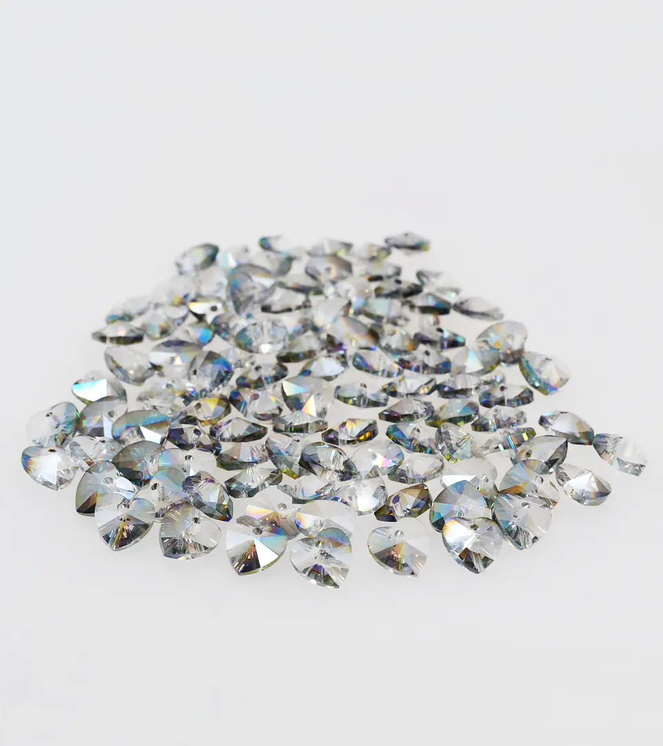 DIJE CRISTAL CORAZÓN ( ELIGE TU COLOR FAVORITO )  FDC-10MM 4