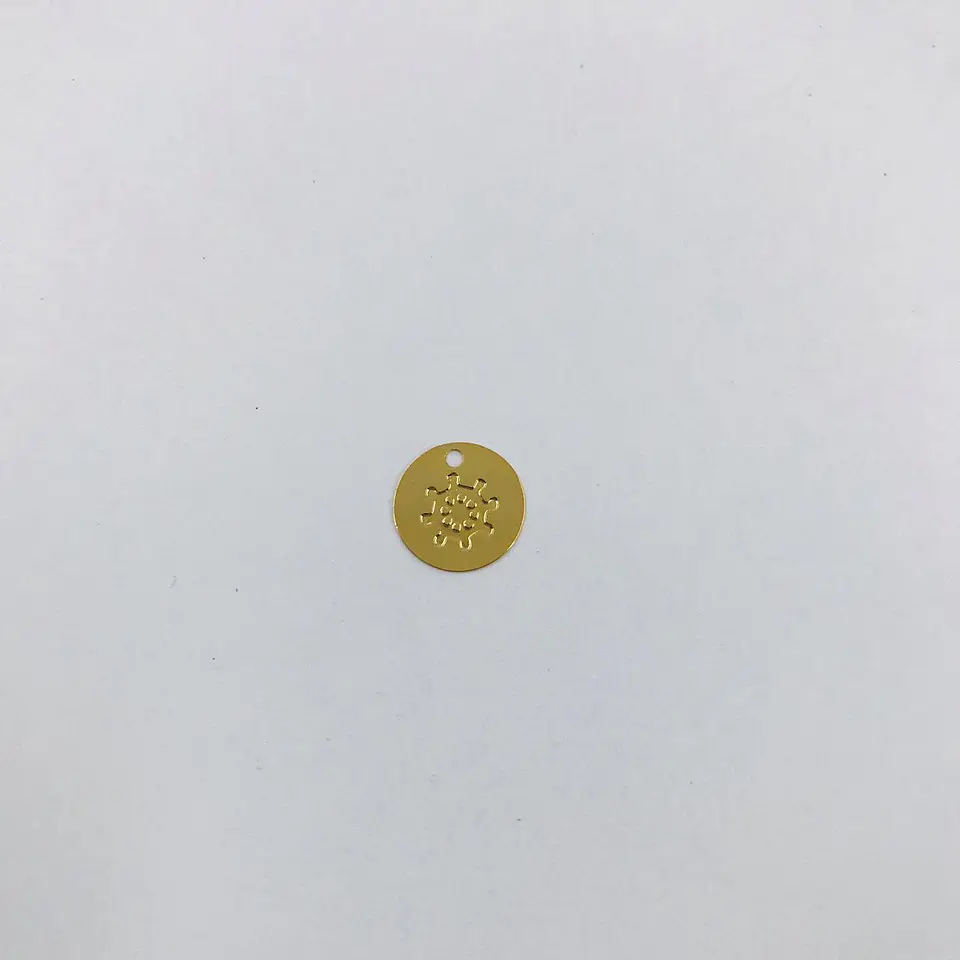 MONEDA TIMÓN BAÑO DE ORO T5410 1