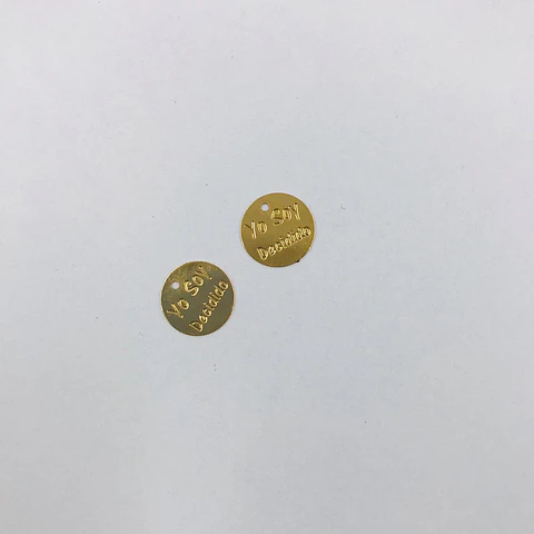 MONEDA YO SOY DECIDIDO BAÑO DE ORO T5168