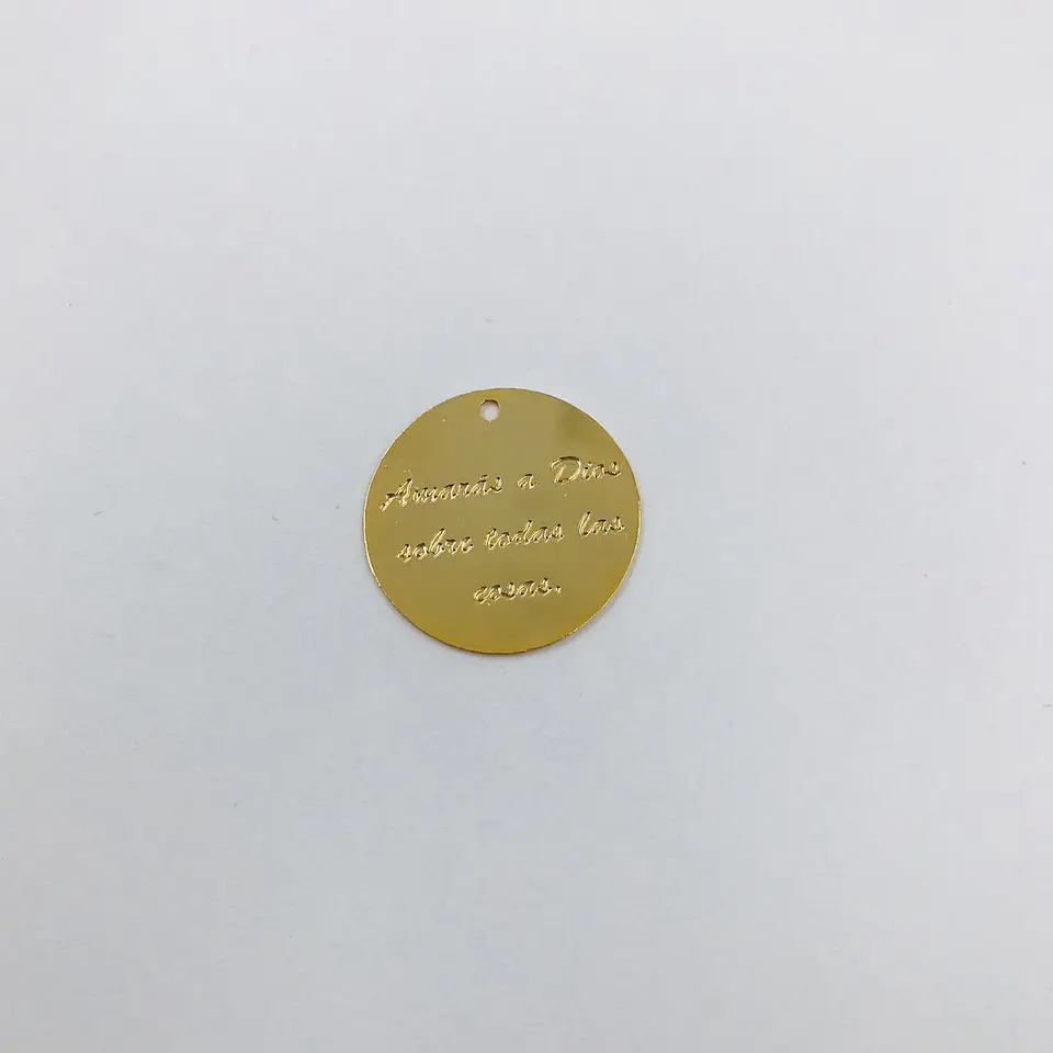 PLACA MENSAJE  BAÑO DE ORO  T10080 1