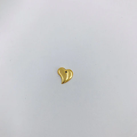 CORAZÓN BAÑO DE ORO 1283