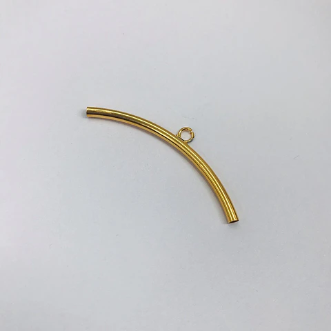 TUBO LISO BAÑO DE ORO T5919
