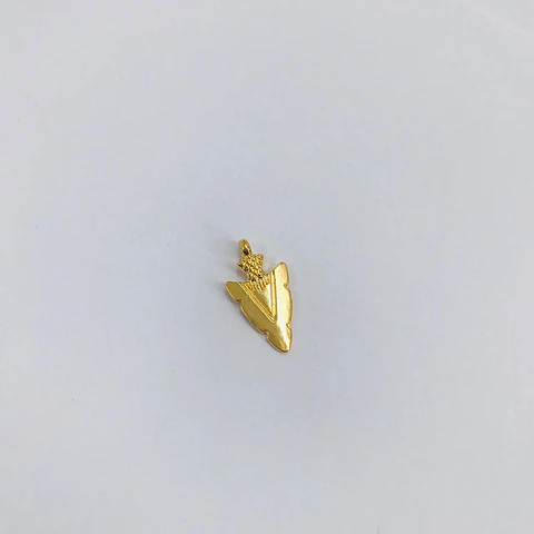 PUNTA GRABADA BAÑO DE ORO T6177