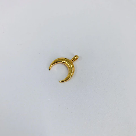 MEDIA LUNA BAÑO DE ORO T6169