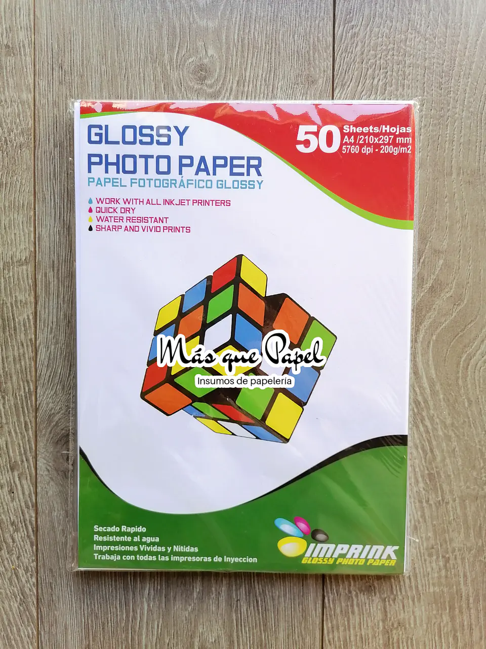 Papel Fotográfico Glossy Imprink A4 4