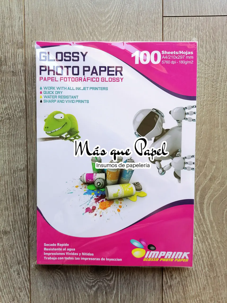 Papel Fotográfico Glossy Imprink A4 3