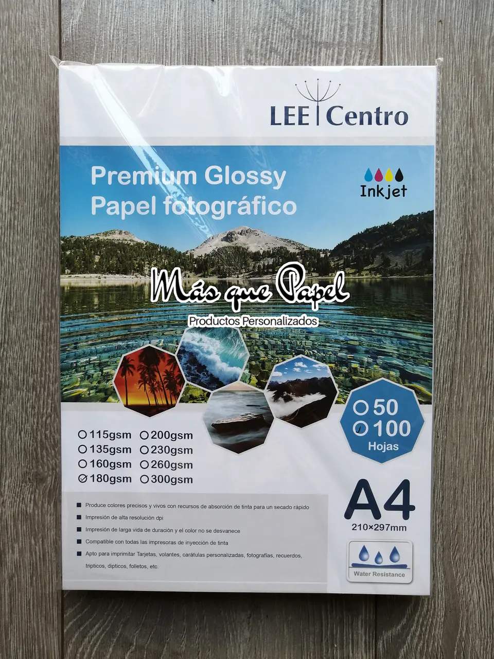 Papel Fotográfico Glossy A4 Lee (135 grs a 300 grs) 5