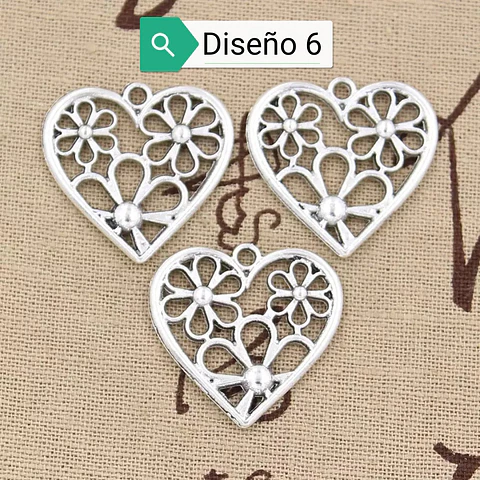 Dijes Decorativos (Paquete de 3 unidades) 