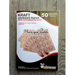 Papel Kraft Adhesivo