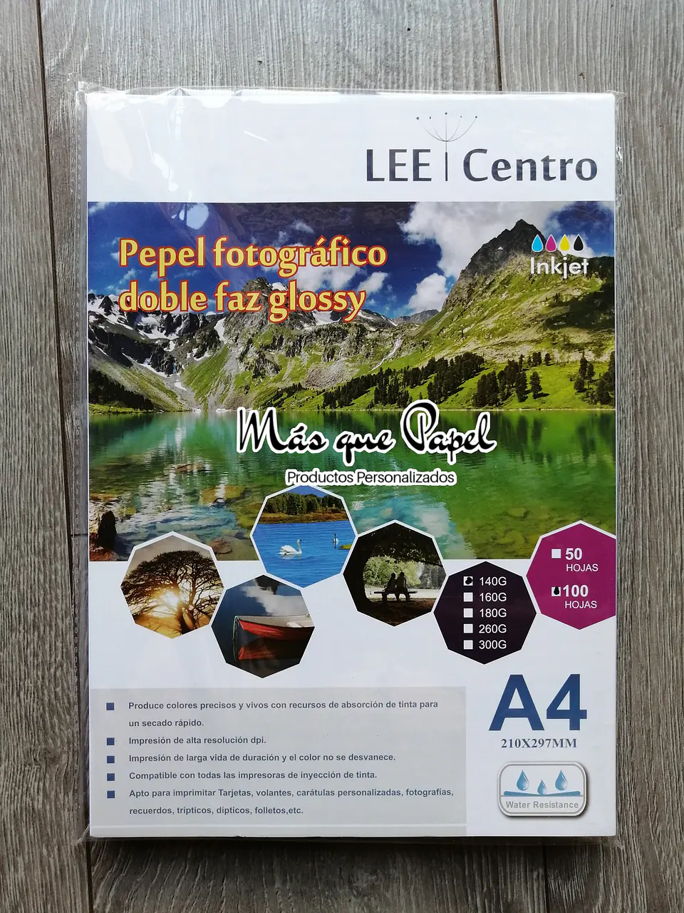Papel Fotográfico Doble Faz A4 Lee 1