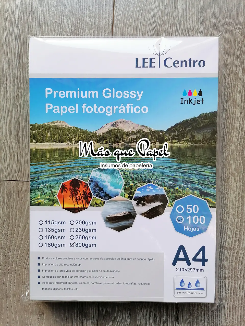 Papel Fotográfico Glossy A4 Lee (135 grs a 300 grs) 4
