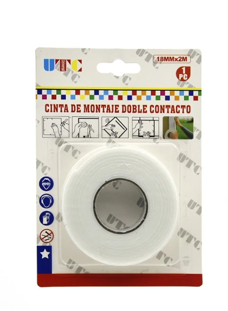 Cinta Espuma doble contacto 18 mm 1