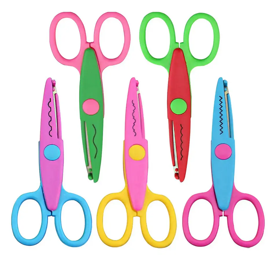 Tijeras Zig Zag Escolar 1