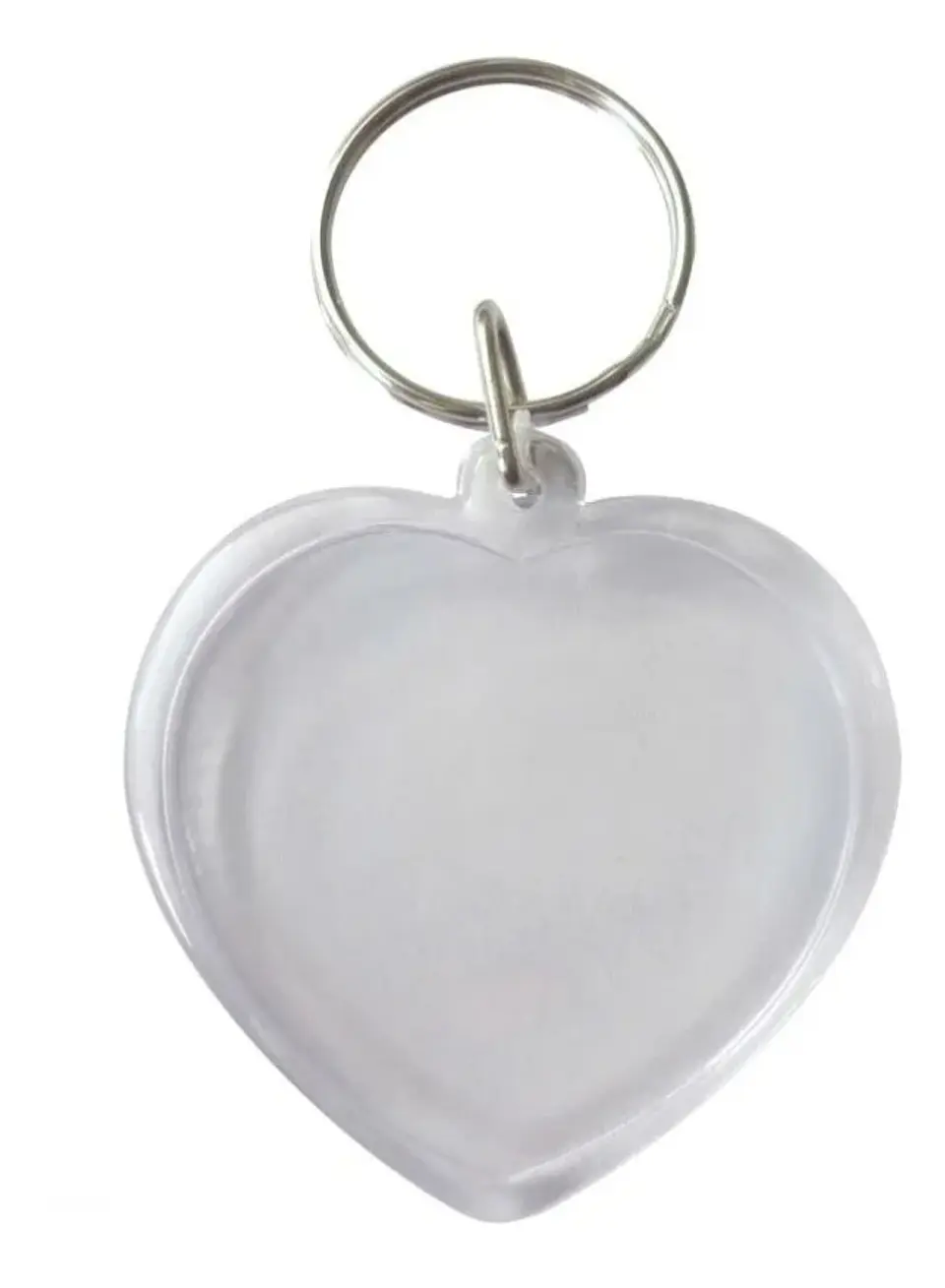Llavero Acrilico Porta foto Corazón 1